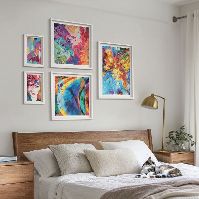 Tableau de décoration murale Compositions abstraites colorées