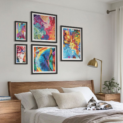 Tableau de décoration murale Compositions abstraites colorées