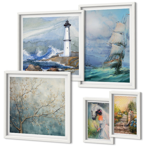 Tableau de décoration murale Aventures et paysages maritimes