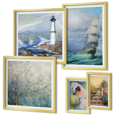 Tableau de décoration murale Aventures et paysages maritimes