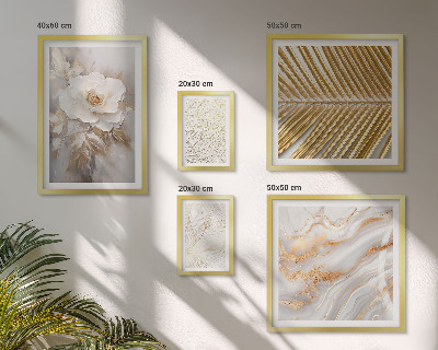 Tableau de décoration murale Motifs floraux élégants