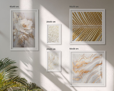 Tableau de décoration murale Motifs floraux élégants