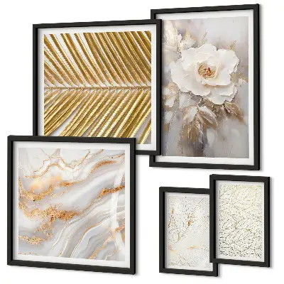 Tableau de décoration murale aux motifs floraux élégants