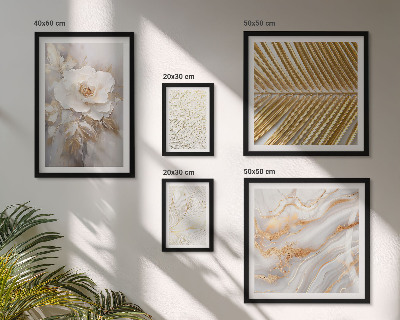 Tableau de décoration murale Motifs floraux élégants