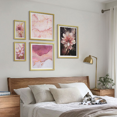 Tableau de décoration murale Compositions florales roses