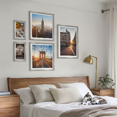 Ensemble de 5 tableaux Architecture urbaine charmante