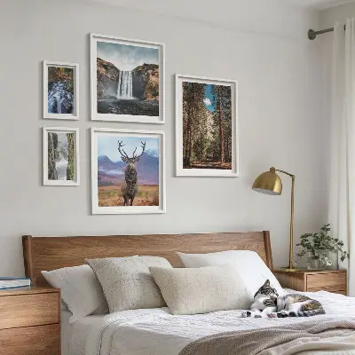 Tableau de décoration murale paysages de cascades dans la nature