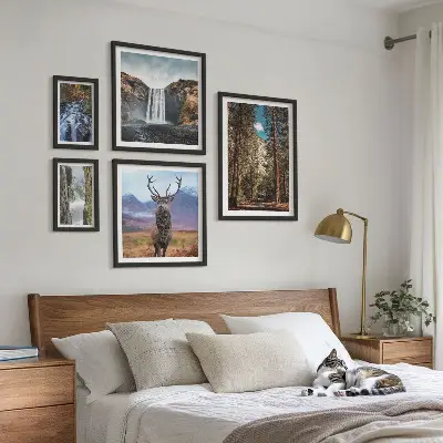 Tableau de décoration murale paysages de cascades dans la nature