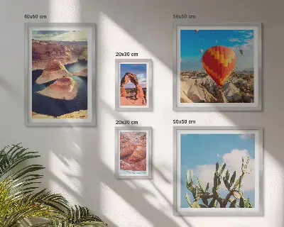 Tableau de décoration murale motifs de paysages de montagne et d'eaux