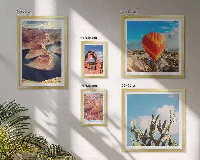 Tableau de décoration murale motifs de paysages de montagne et d'eaux