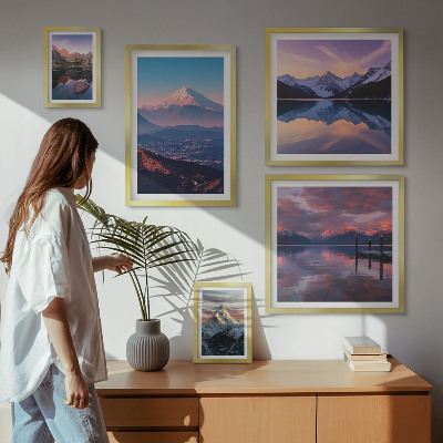 Tableau de décoration murale Vues sur les montagnes, sommets pittoresques