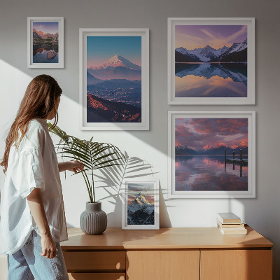 Tableau de décoration murale Vues sur les montagnes, sommets pittoresques