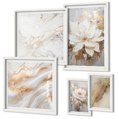 Tableau de décoration murale Compositions florales élégantes
