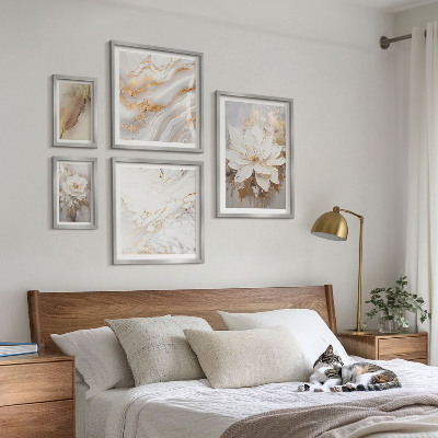 Tableau de décoration murale Compositions florales élégantes