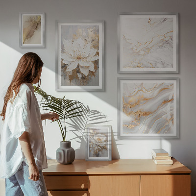 Tableau de décoration murale Compositions florales élégantes