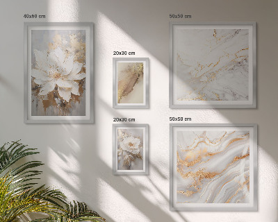 Tableau de décoration murale Compositions florales élégantes