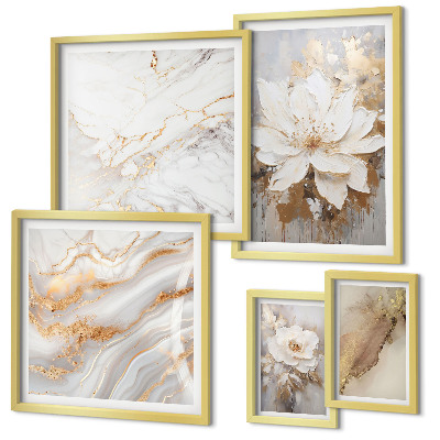 Tableau de décoration murale Compositions florales élégantes