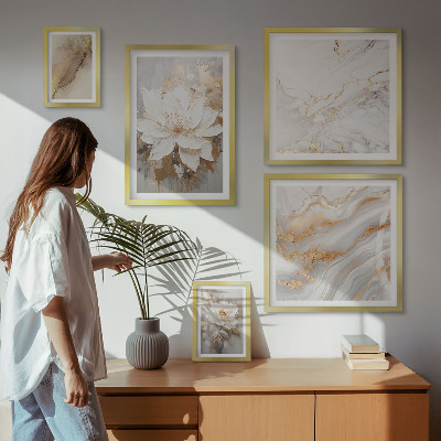 Tableau de décoration murale Compositions florales élégantes