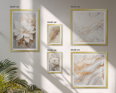 Tableau de décoration murale Compositions florales élégantes