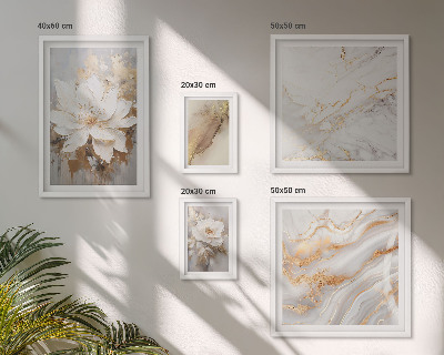 Tableau de décoration murale Compositions florales élégantes