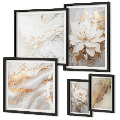 Tableau de décoration murale Compositions florales élégantes