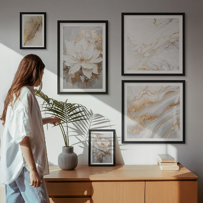 Tableau de décoration murale Compositions florales élégantes