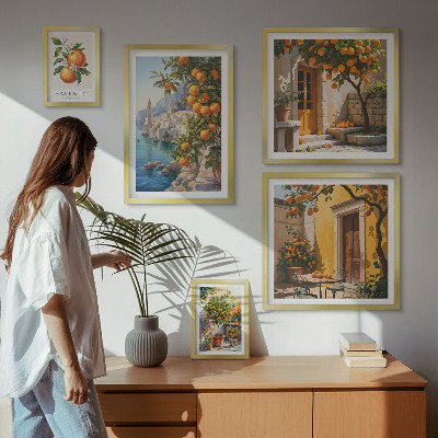 Tableau de décoration murale Vues atmosphériques sur les fruits