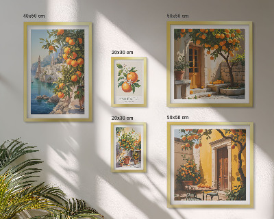 Tableau de décoration murale Vues atmosphériques sur les fruits
