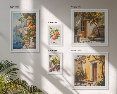 Tableau de décoration murale Vues atmosphériques sur les fruits
