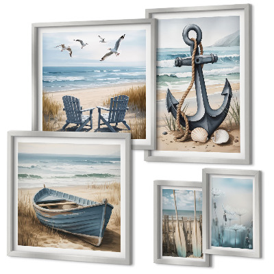 Tableau de décoration murale Inspirations de style bord de mer, plage