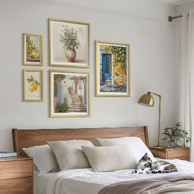 Lot de tableaux encadrés Inspirations de style aux agrumes