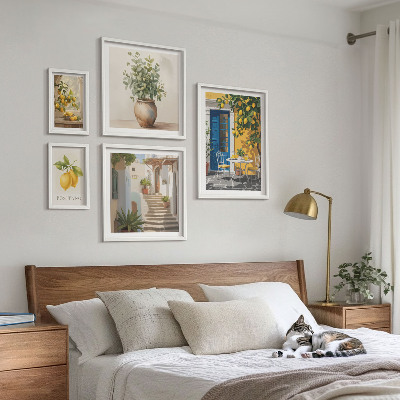 Lot de tableaux encadrés Inspirations de style aux agrumes