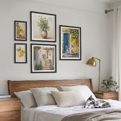 Lot de tableaux encadrés Inspirations de style aux agrumes