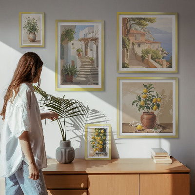 Tableau de décoration murale Plantes d'intérieur élégantes