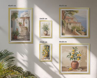 Tableau de décoration murale Plantes d'intérieur élégantes