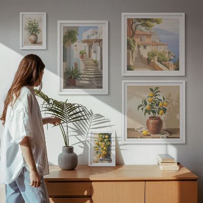 Tableau de décoration murale Plantes d'intérieur élégantes