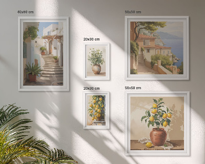 Tableau de décoration murale Plantes d'intérieur élégantes
