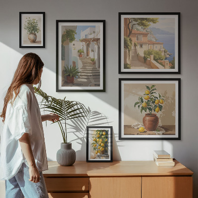 Tableau de décoration murale Plantes d'intérieur élégantes
