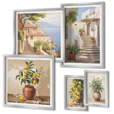 Tableau de décoration murale Plantes d'intérieur élégantes