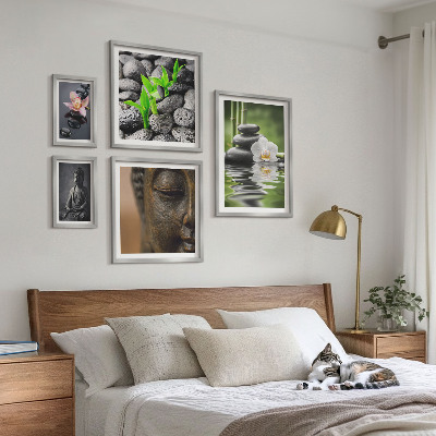 Ensemble de 5 tableaux Ambiance zen relaxante