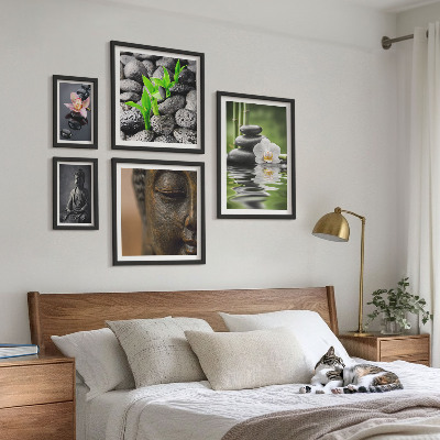 Ensemble de 5 tableaux Ambiance zen relaxante