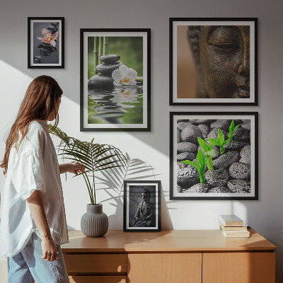Ensemble de 5 tableaux Ambiance zen relaxante