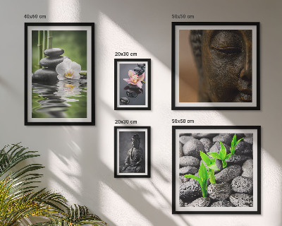 Ensemble de 5 tableaux Ambiance zen relaxante