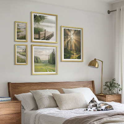 Tableau de décoration murale Paysages forestiers soleil eau