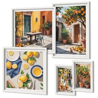 Tableau de décoration murale Agrumes dans les jardins