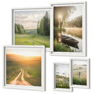 Tableau de décoration murale Paysages d'eau et de verdure