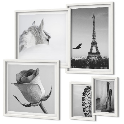 Tableau de décoration murale Images élégantes en noir et blanc