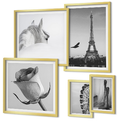 Tableau de décoration murale Images élégantes en noir et blanc