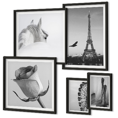 Tableau de décoration murale Images élégantes en noir et blanc