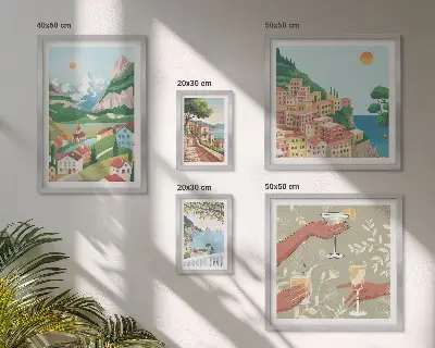 Tableau de décoration murale paysages charmants pour se détendre